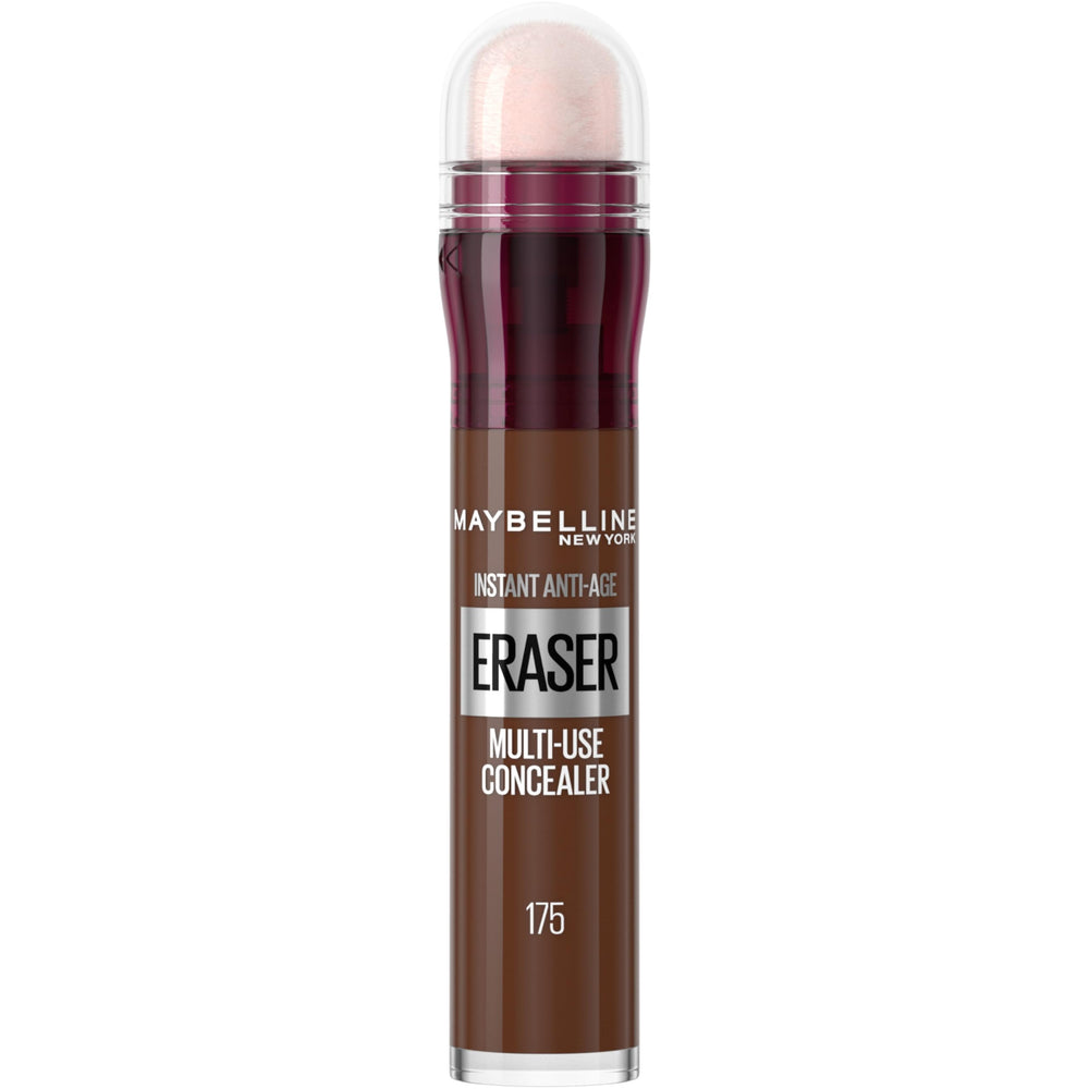 Maybelline front packaging showing compact concealer pen and benefits