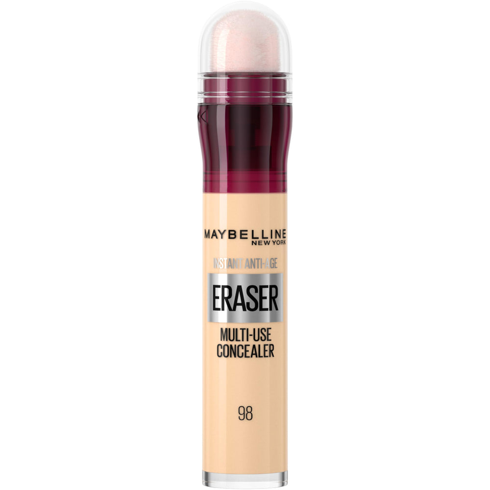 MAYBELLINE front packaging showing concealer tube and label, convenient for travel