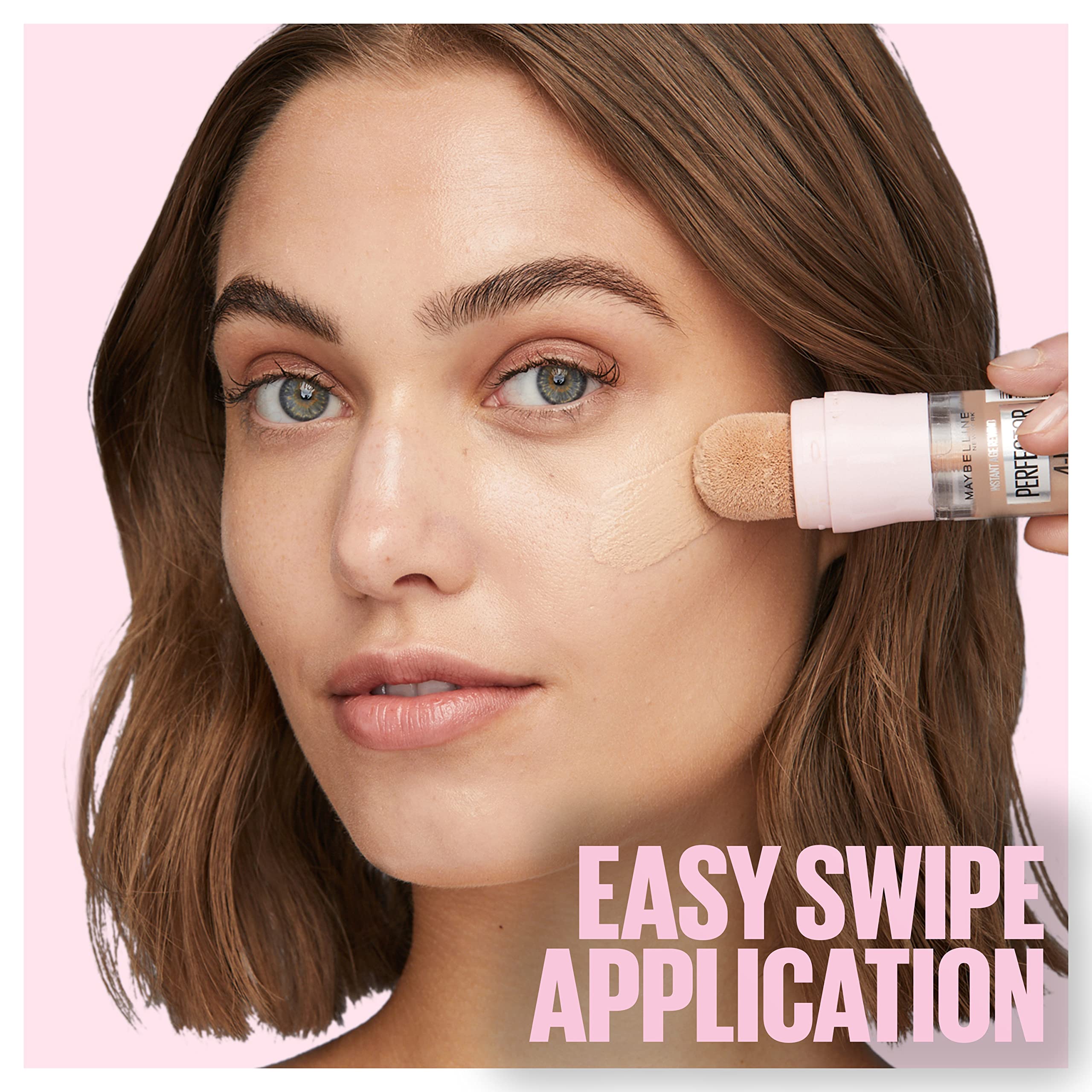 Maybelline Instant Age Rewind applied under-eye for instant brightening effect