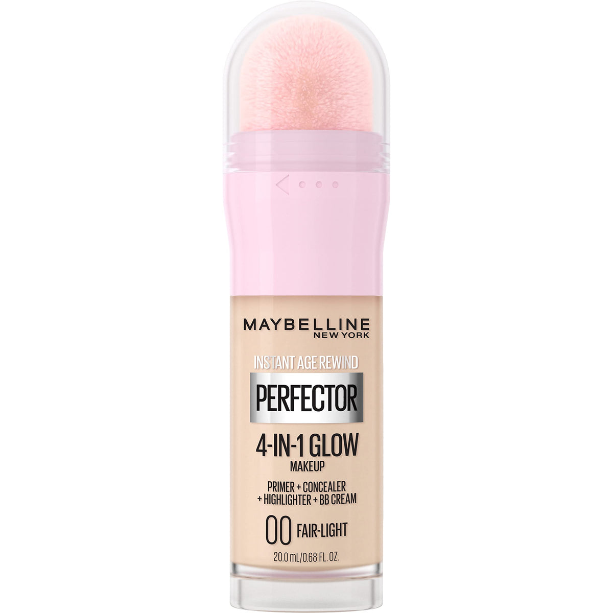 Maybelline Instant Age Rewind front packaging showing product and shade