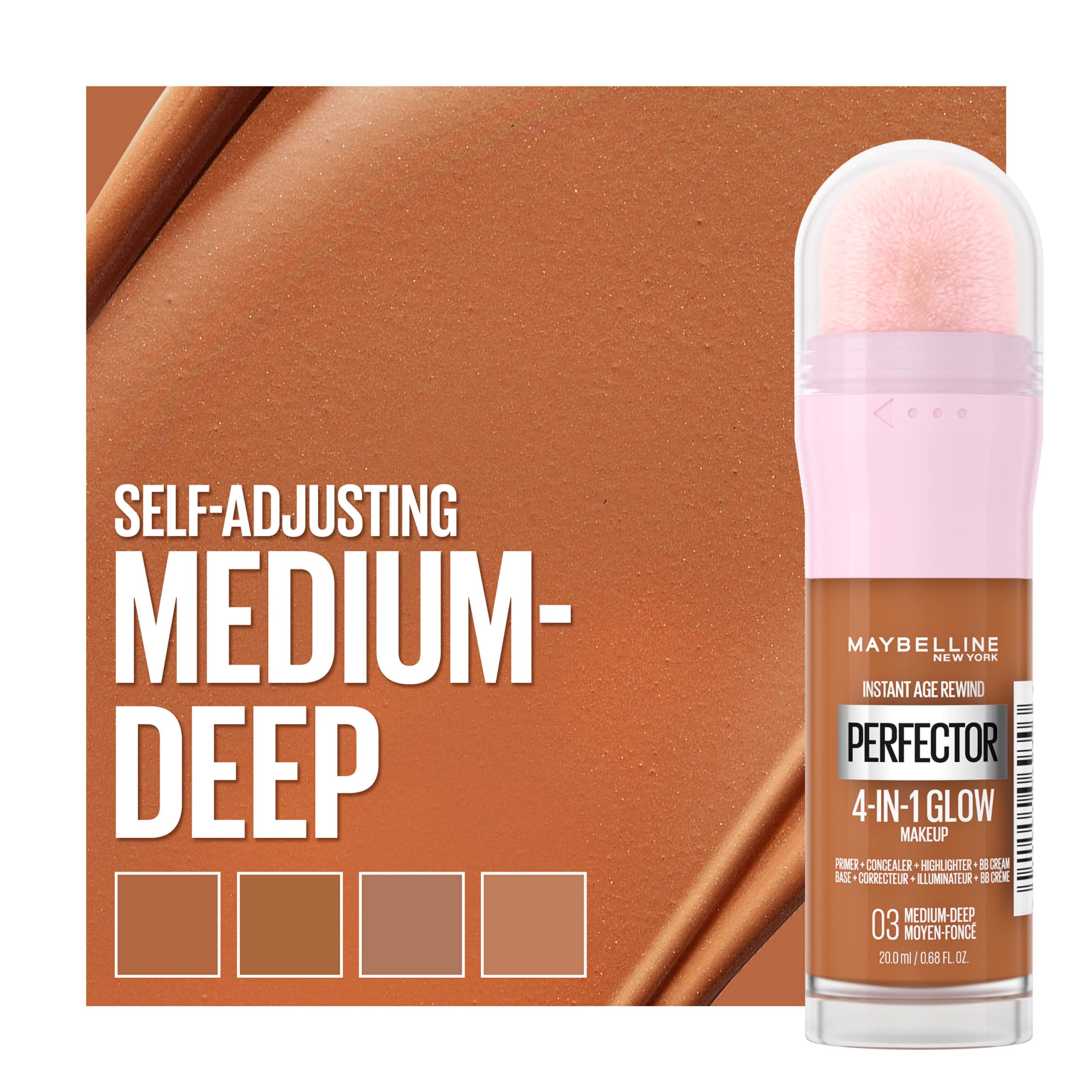 Maybelline in a makeup bag for on-the-go touchups and routine simplification