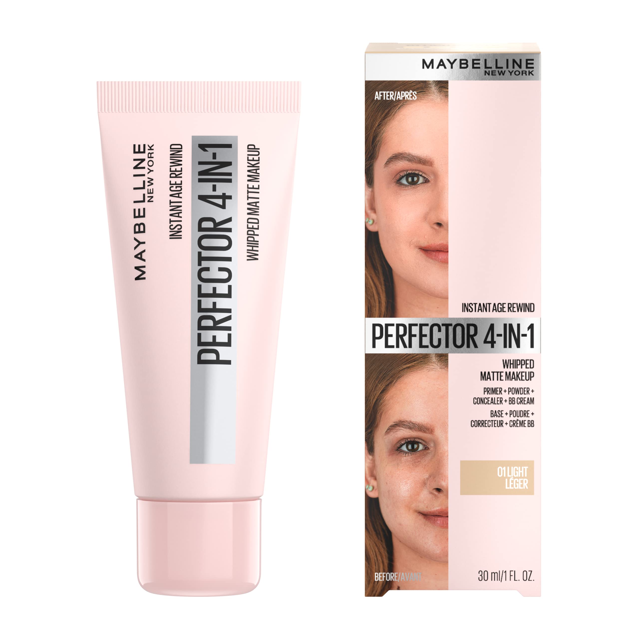 Maybelline Instant Perfector whipped texture closeup illustrating blurring