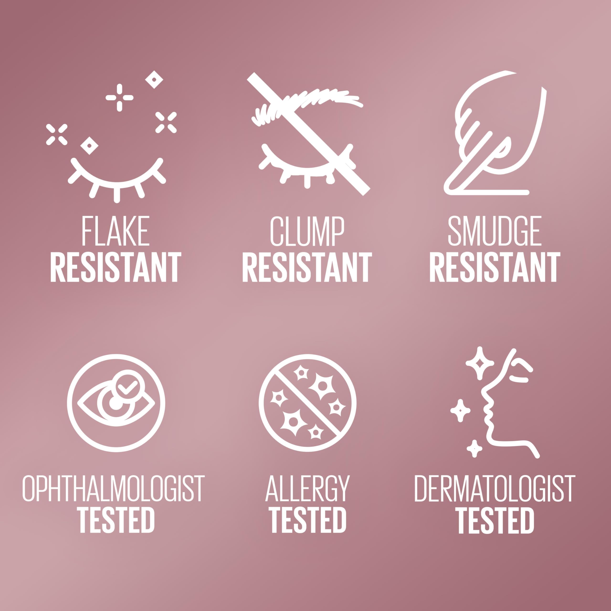 Maybelline label close-up lists bamboo extract and testing for gentle wear benefit