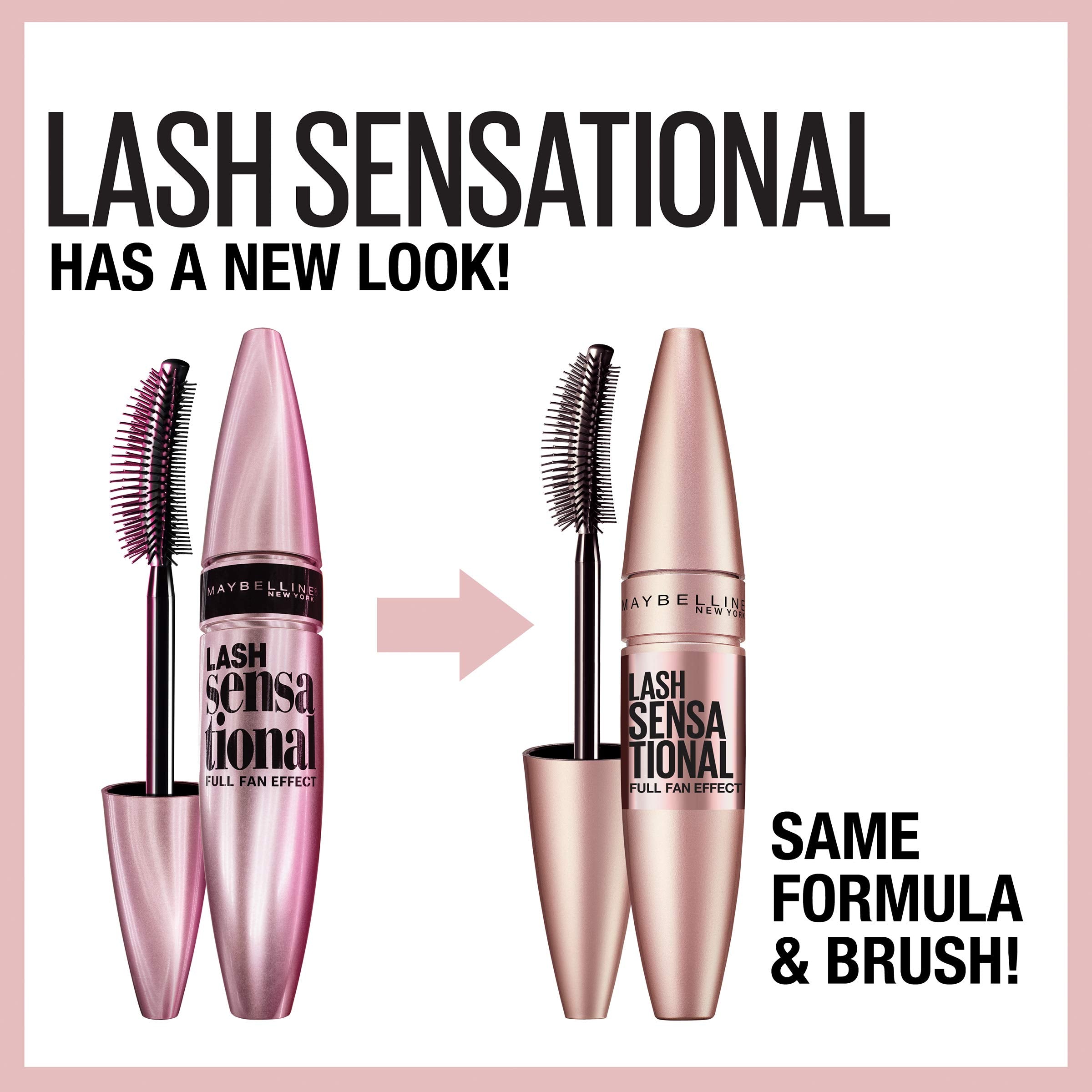 Maybelline Lash Sensational brush close-up highlighting ten-layer bristles for fuller fan