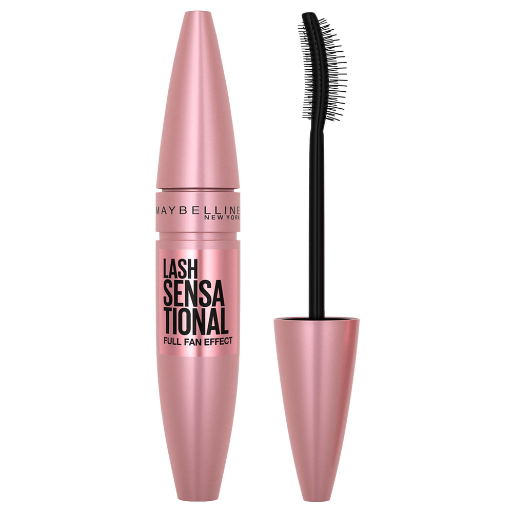 Maybelline Lash Sensational front packaging showing product and shade very black