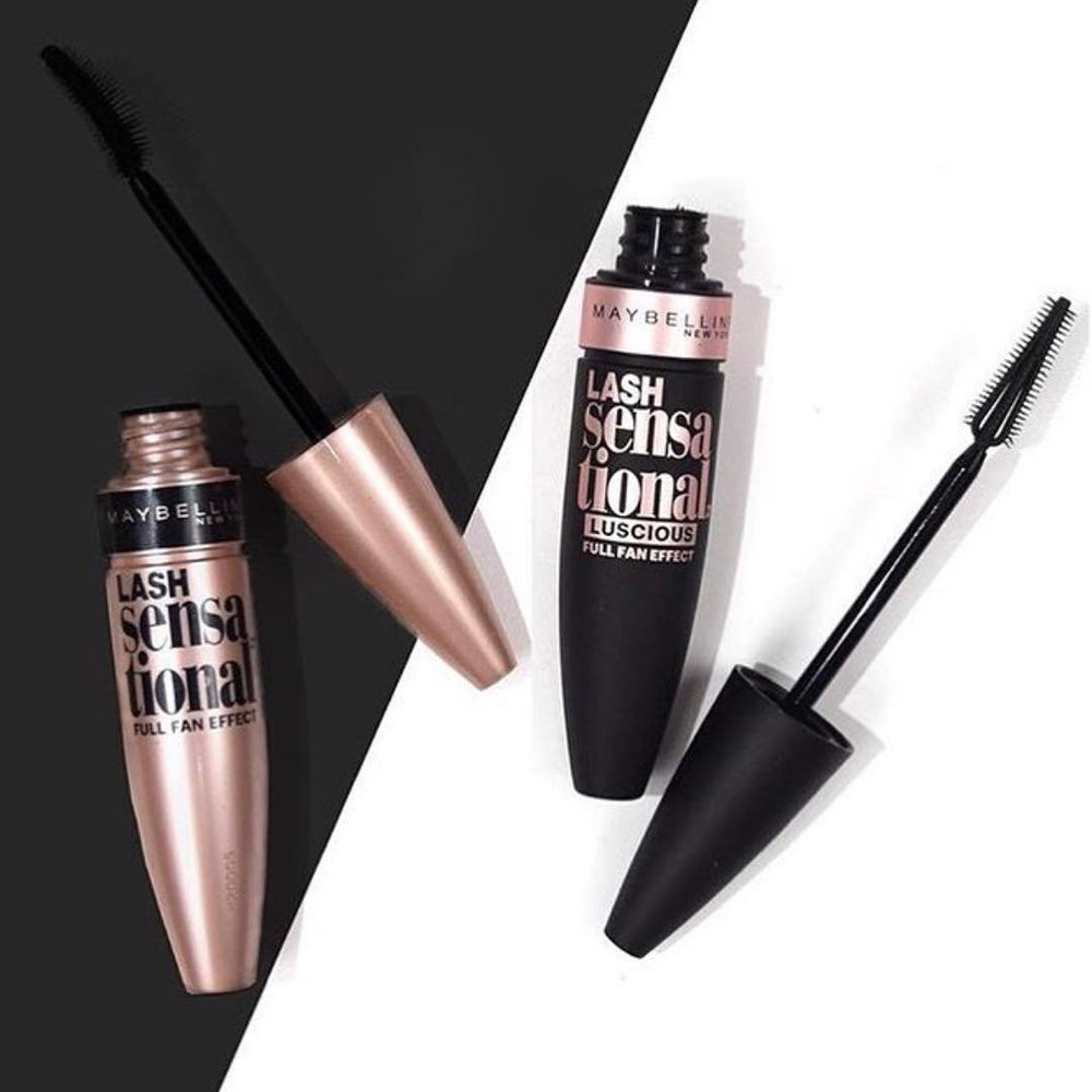 Maybelline product on bathroom vanity in lifestyle scene conveying everyday use
