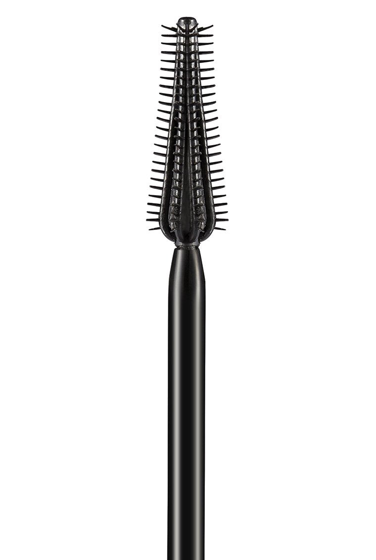Maybelline open tube with brush showing reservoir loaded for even application