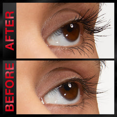 Maybelline applied in lifestyle eye makeup highlighting defined long lashes