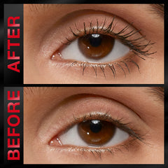Maybelline tube next to ruler showing compact size and travel-friendly benefit