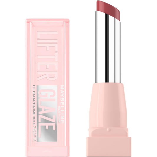 Maybelline Lifter Glaze front packaging showing product and shade benefits