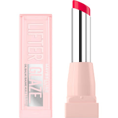 MAYBELLINE Lifter Glaze front packaging showing Cherry Swirl shade and glossy finish benefit