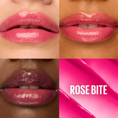 MAYBELLINE close-up of glossy balm texture demonstrating melt-in hydration benefit