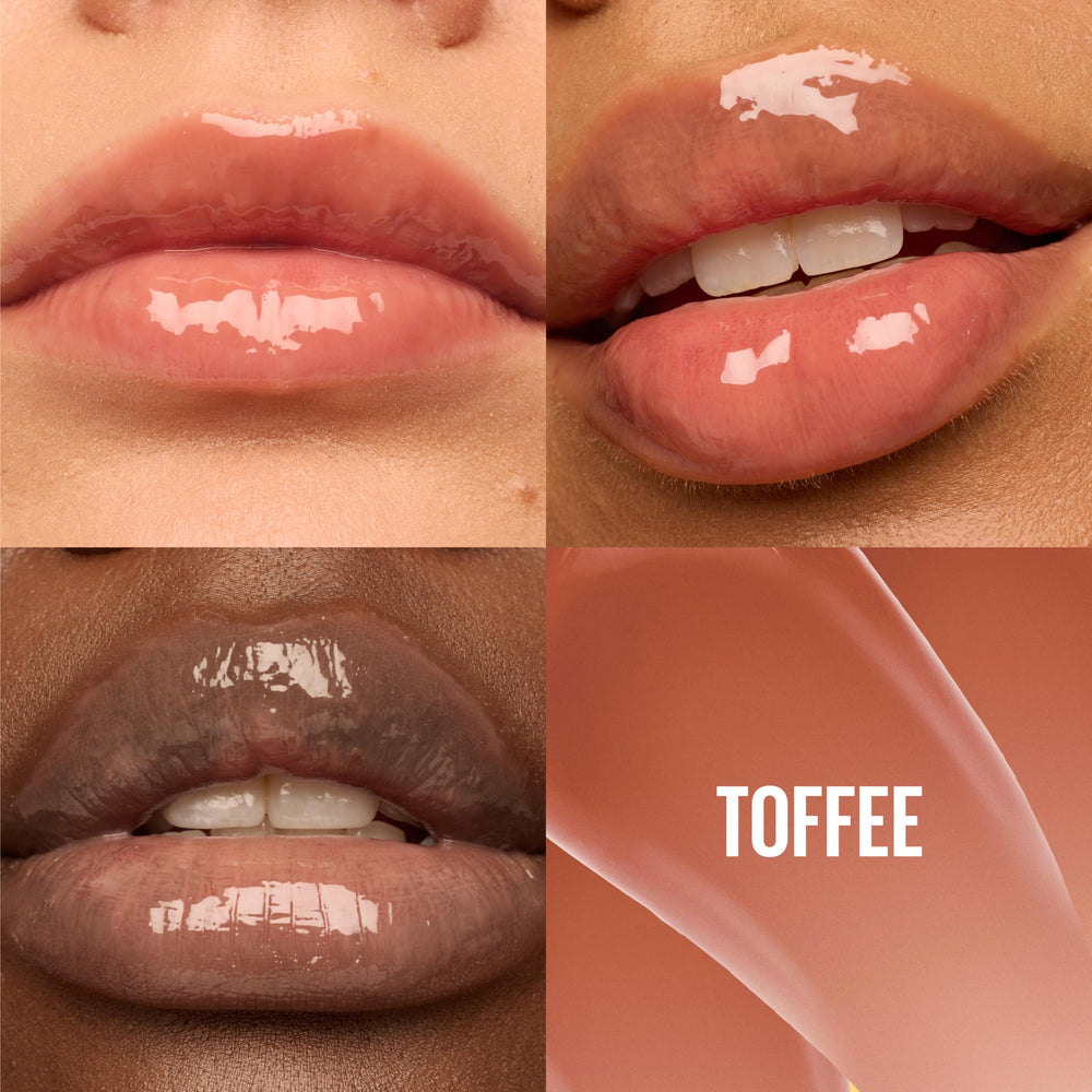 Maybelline Lifter Gloss XL wand applicator demonstrating full-coverage ease benefit