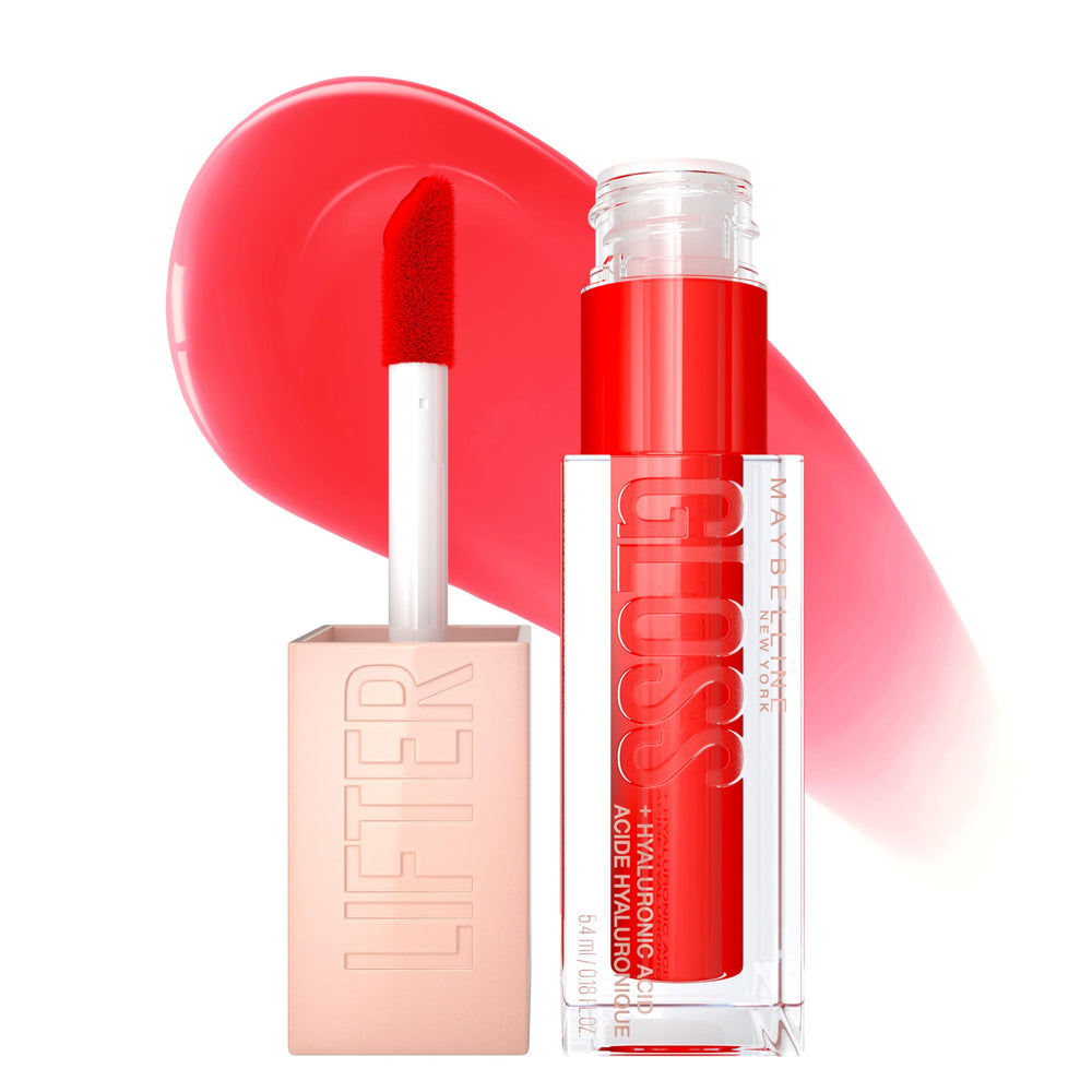 Maybelline Lifter Gloss Sweetheart front packaging showing glossy finish benefit