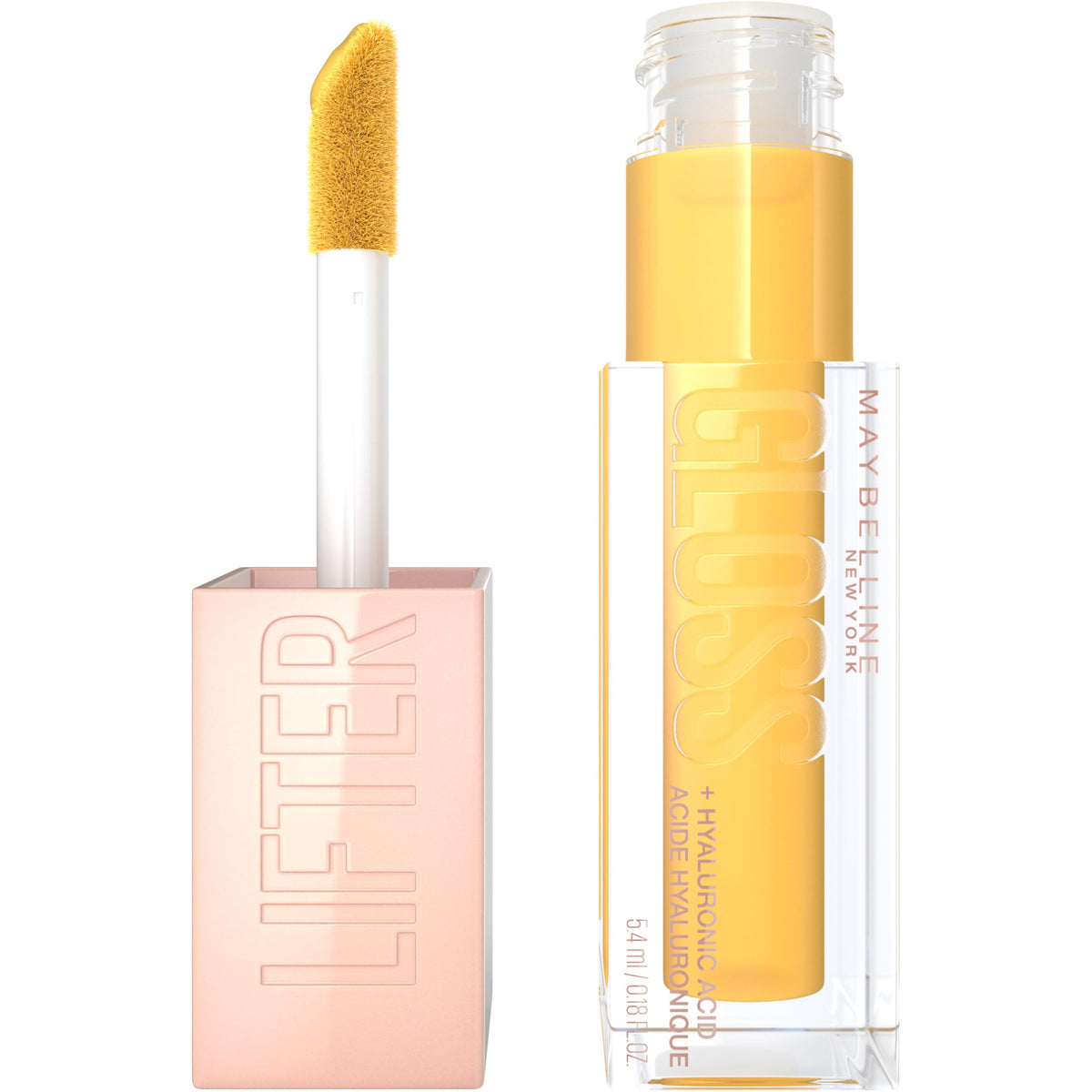 MAYBELLINE Lifter Gloss Honey front packaging showing label and color