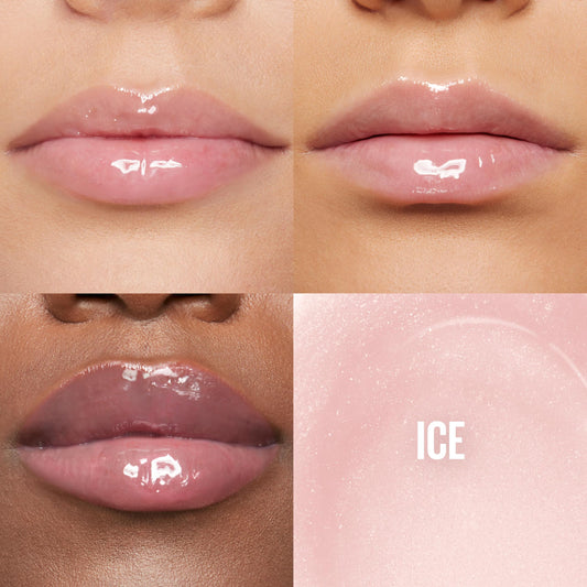 maybelline lifter gloss xl wand applicator close-up for even, one-swipe coverage