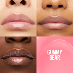 Maybelline Lifter Gloss XL wand applicator demonstrating easy one-swipe coverage benefit