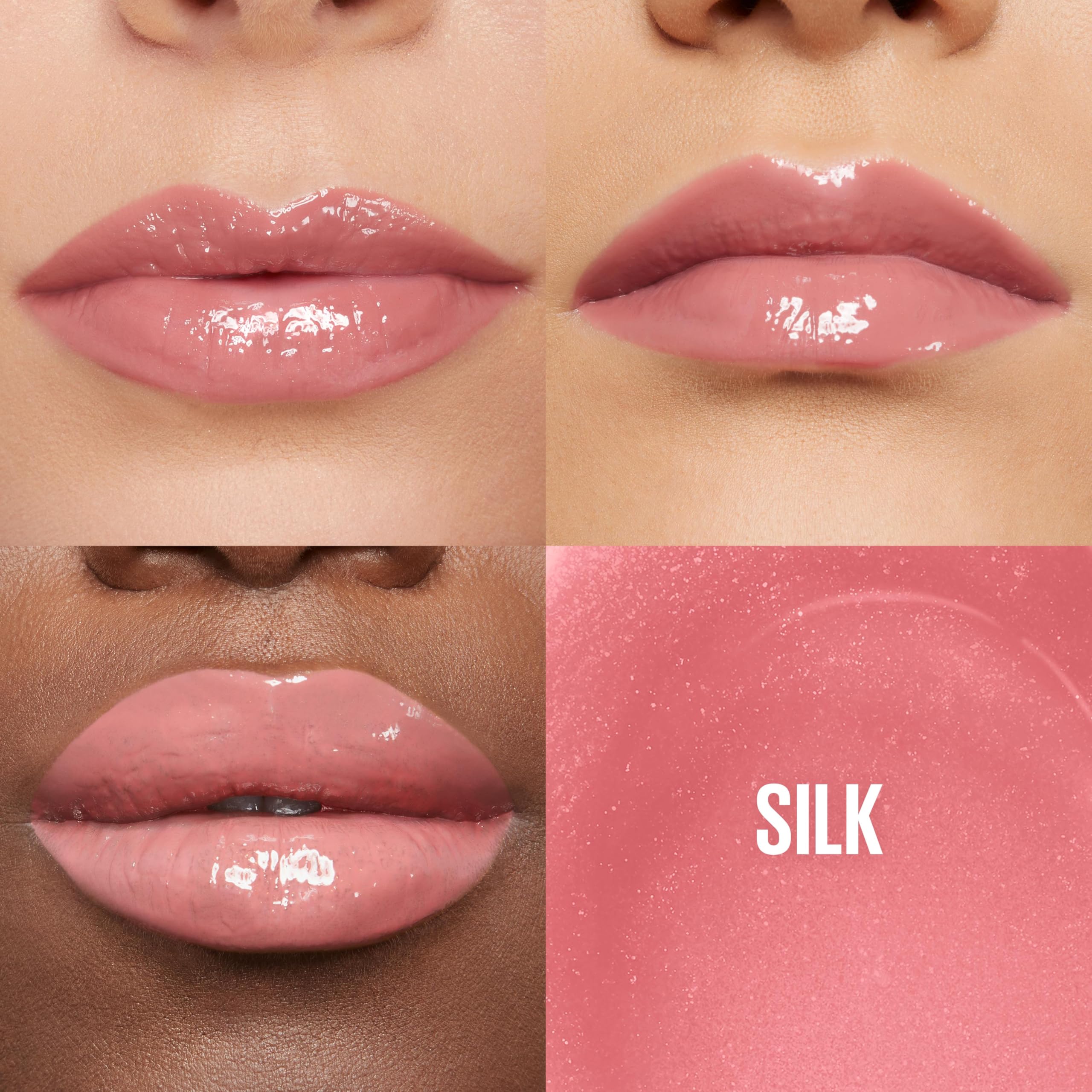 Maybelline Lifter Gloss XL wand applicator detail for easy one-swipe coverage