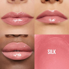 Maybelline Lifter Gloss XL wand applicator detail for easy one-swipe coverage