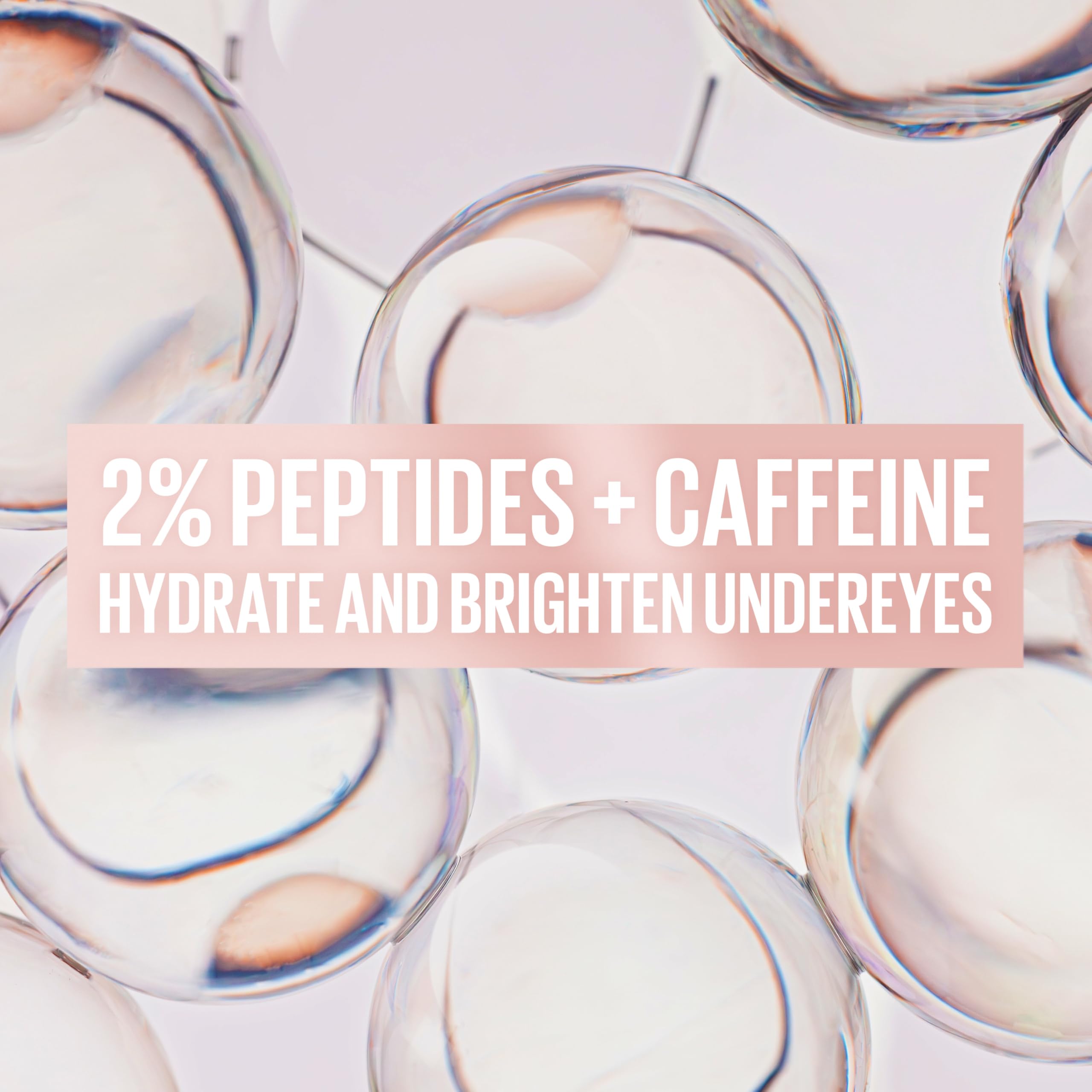 Maybelline Lifter label closeup showing 2% peptides ingredient for skin-supporting benefit