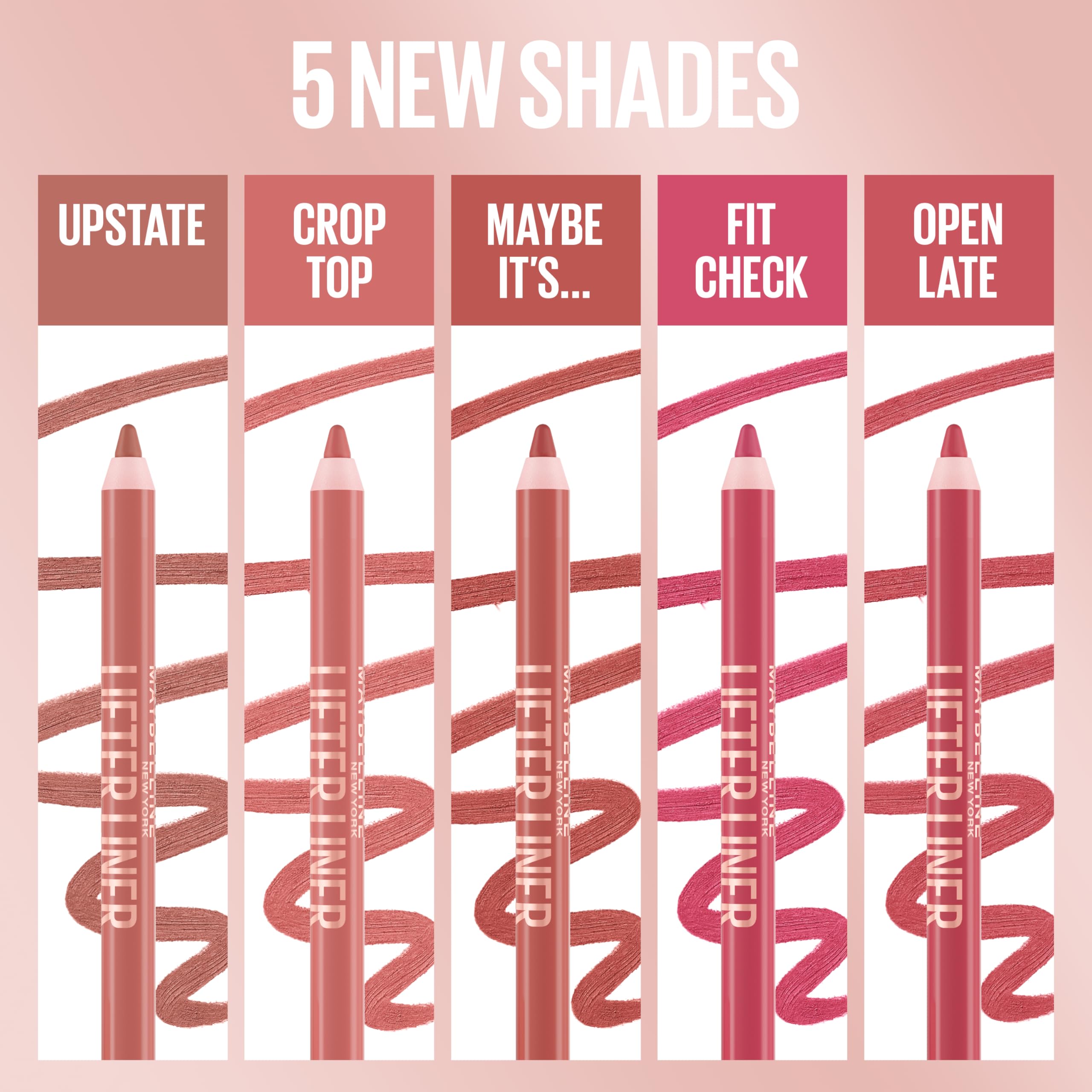 Maybelline lifter liner on model natural look illustrating subtle lift and contour