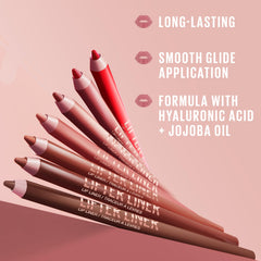 Maybelline Lifter Liner texture stroke on skin displays creamy glide and blendability benefits