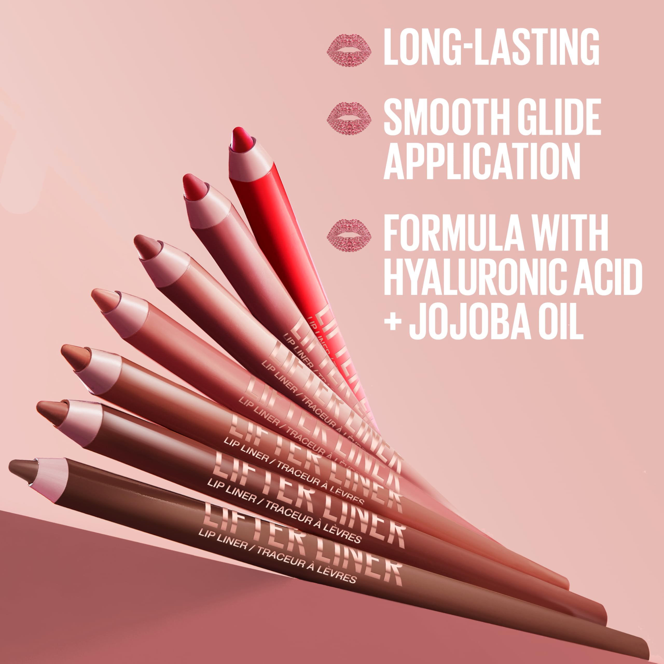Maybelline texture swatch on skin showcasing creamy glide and buildable pigment