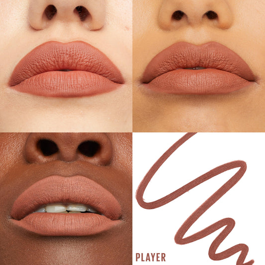 Maybelline lifter liner tip close-up highlighting sharpenable point and control benefit