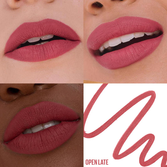 Maybelline close-up pencil tip showing precision and clean lines for exact lip shaping
