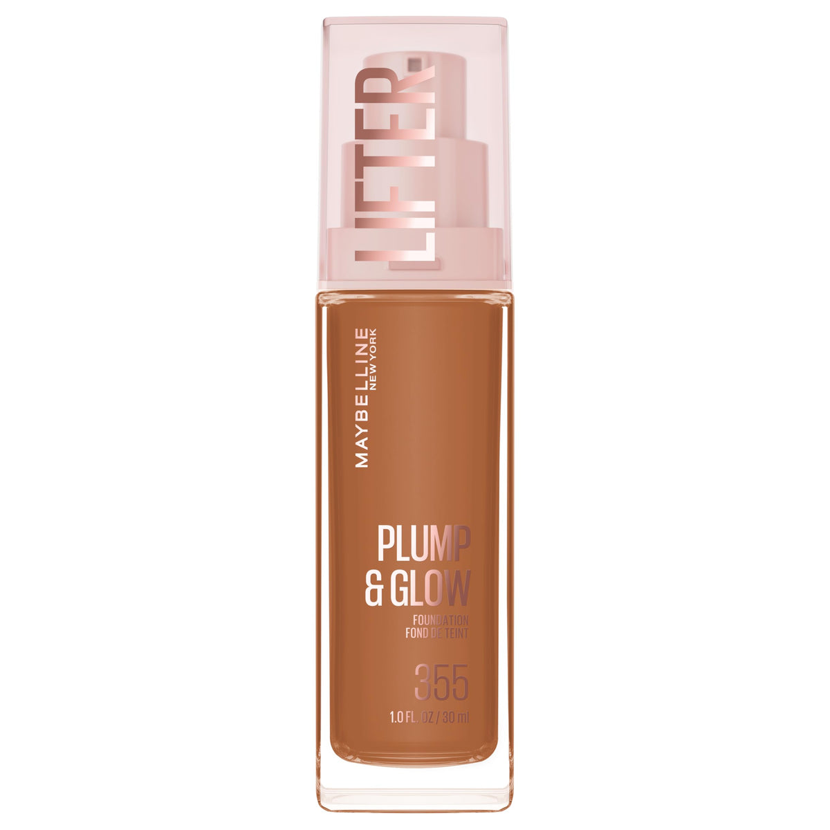 Maybelline Lifter bottle front view showing sleek packaging and brand benefit