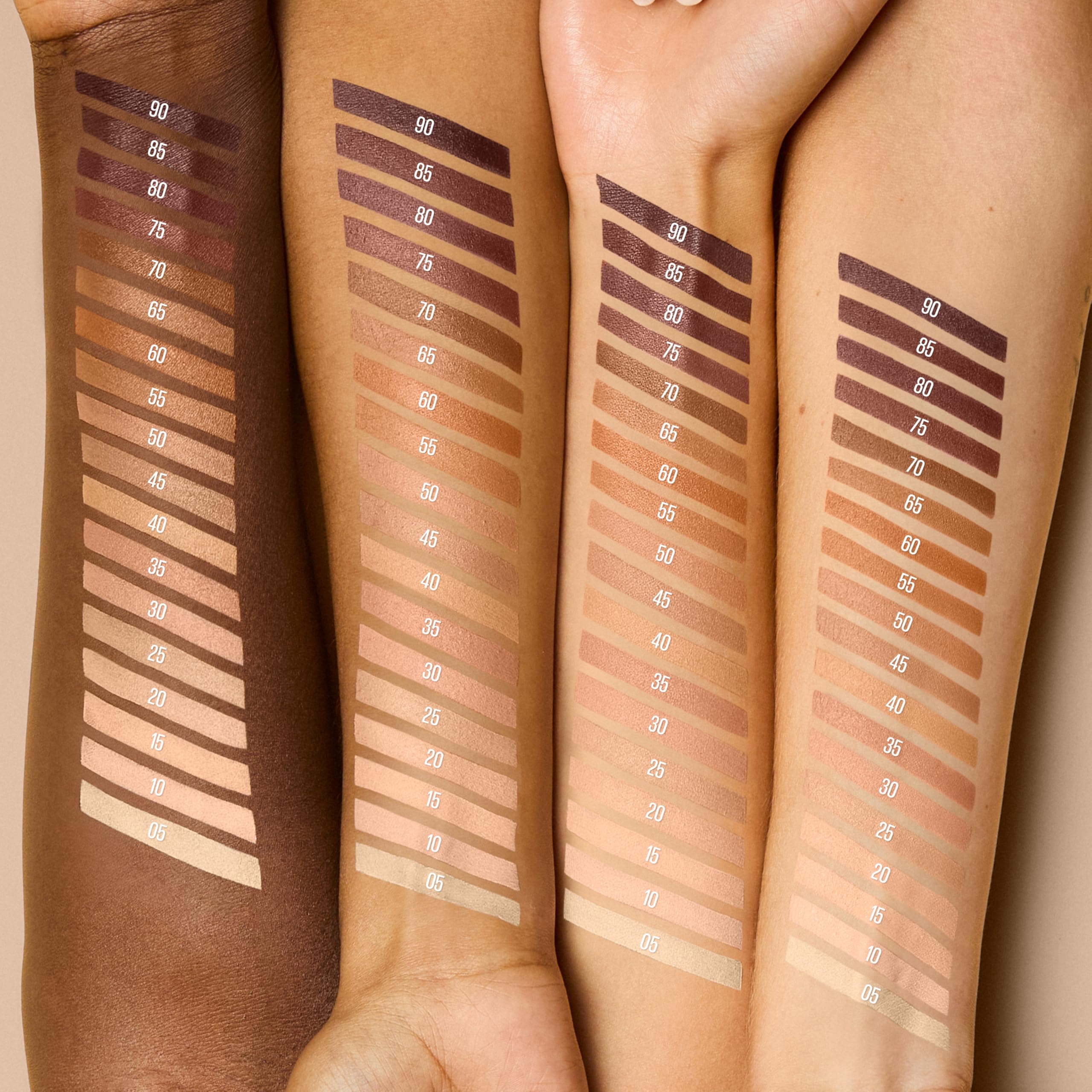 Maybelline Lifter Stix applying to cheek illustrating sculpting benefit and finish