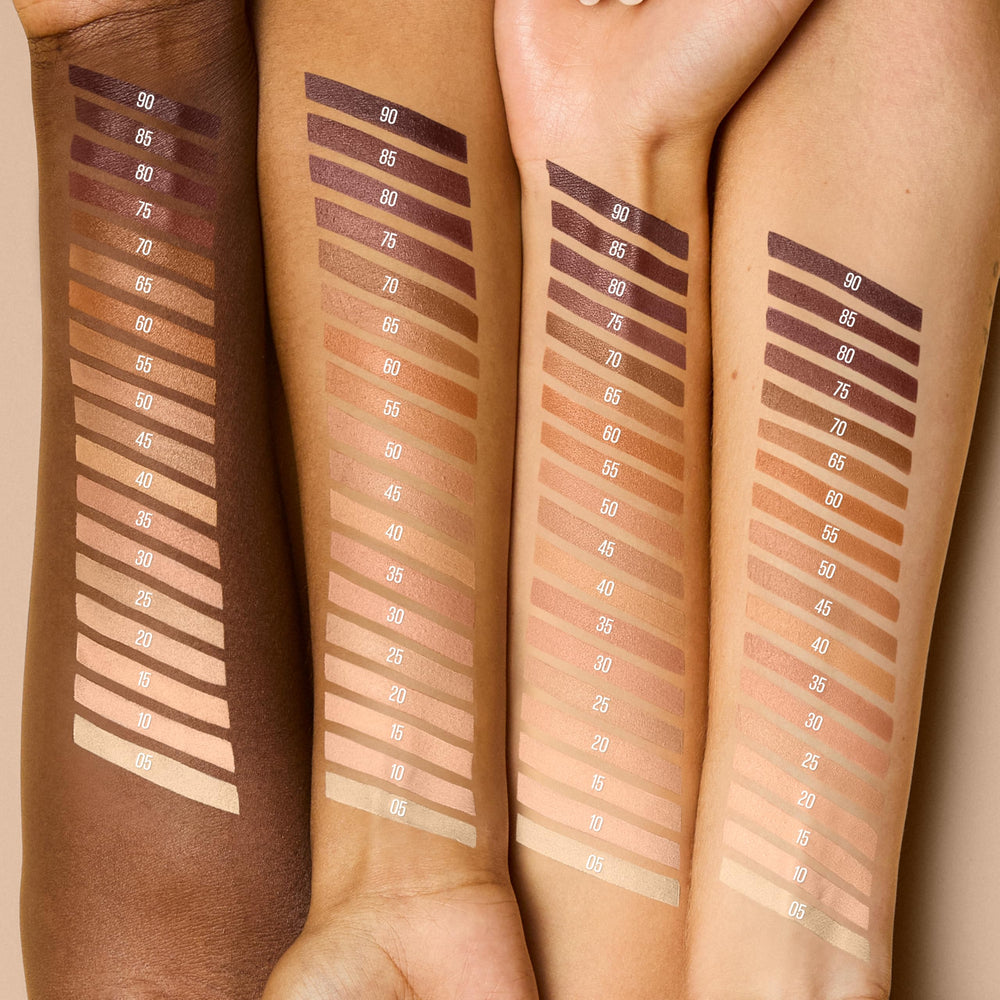 Maybelline Lifter Stix applying to cheek illustrating sculpting benefit and finish