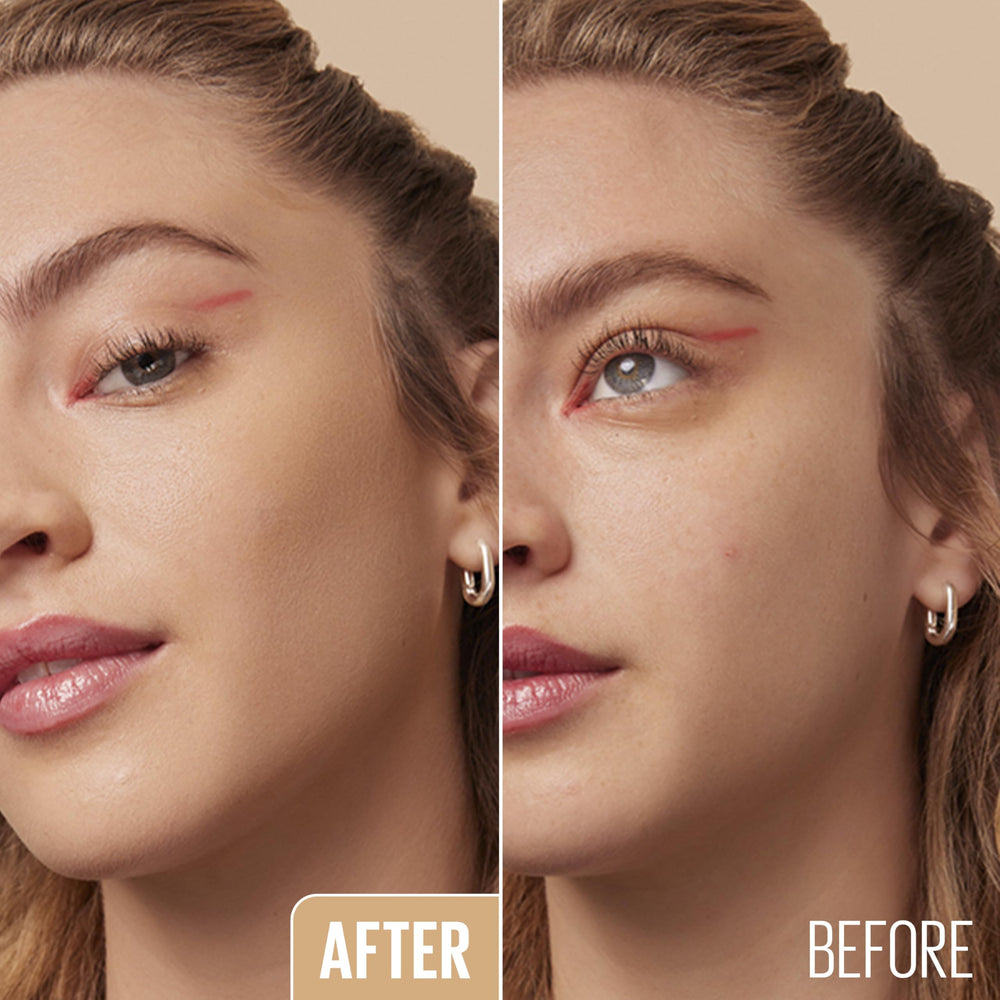 Maybelline Lifter Stix open tip close-up showing smooth creamy texture and glide
