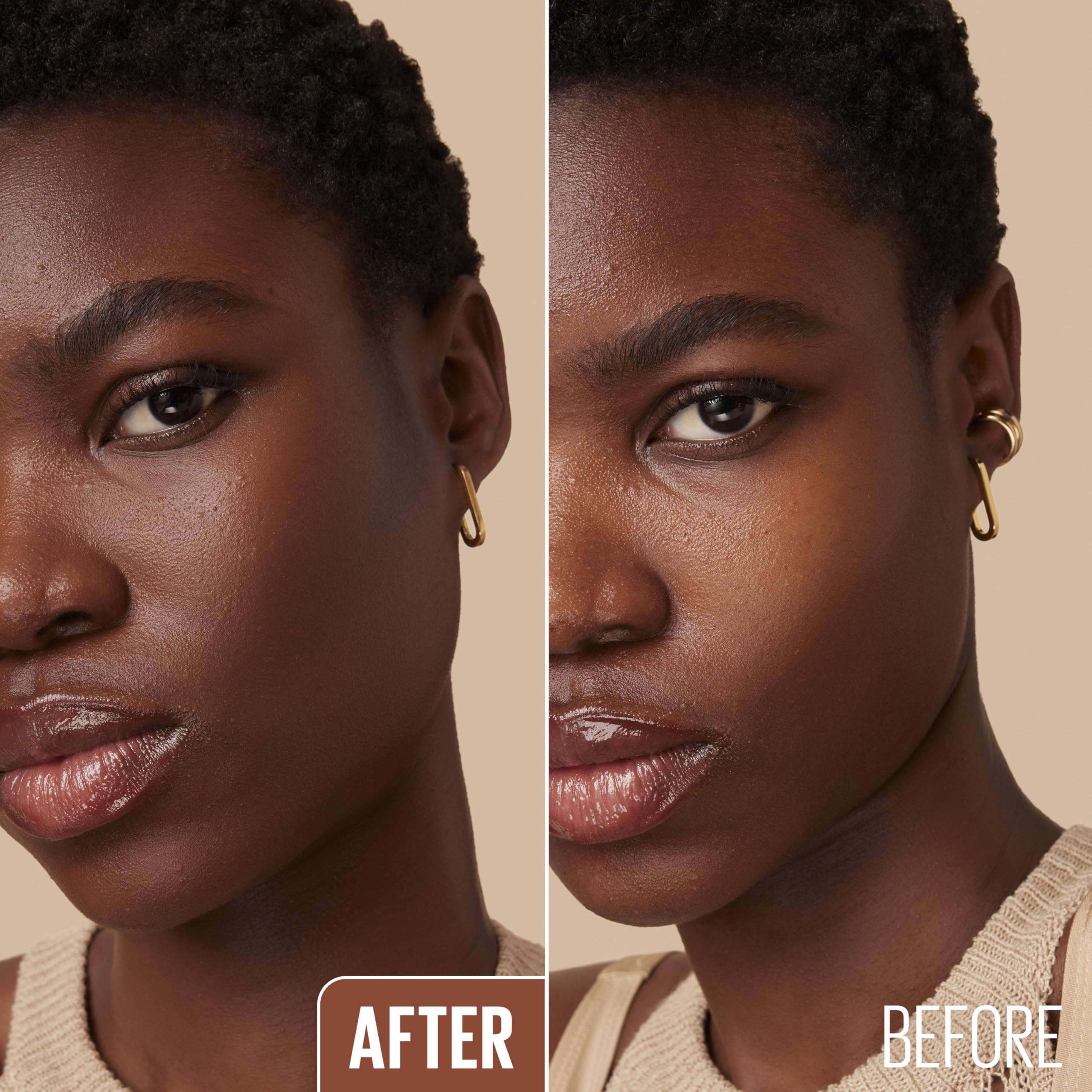 MAYBELLINE open twist cream tip displaying easy glide and smooth application