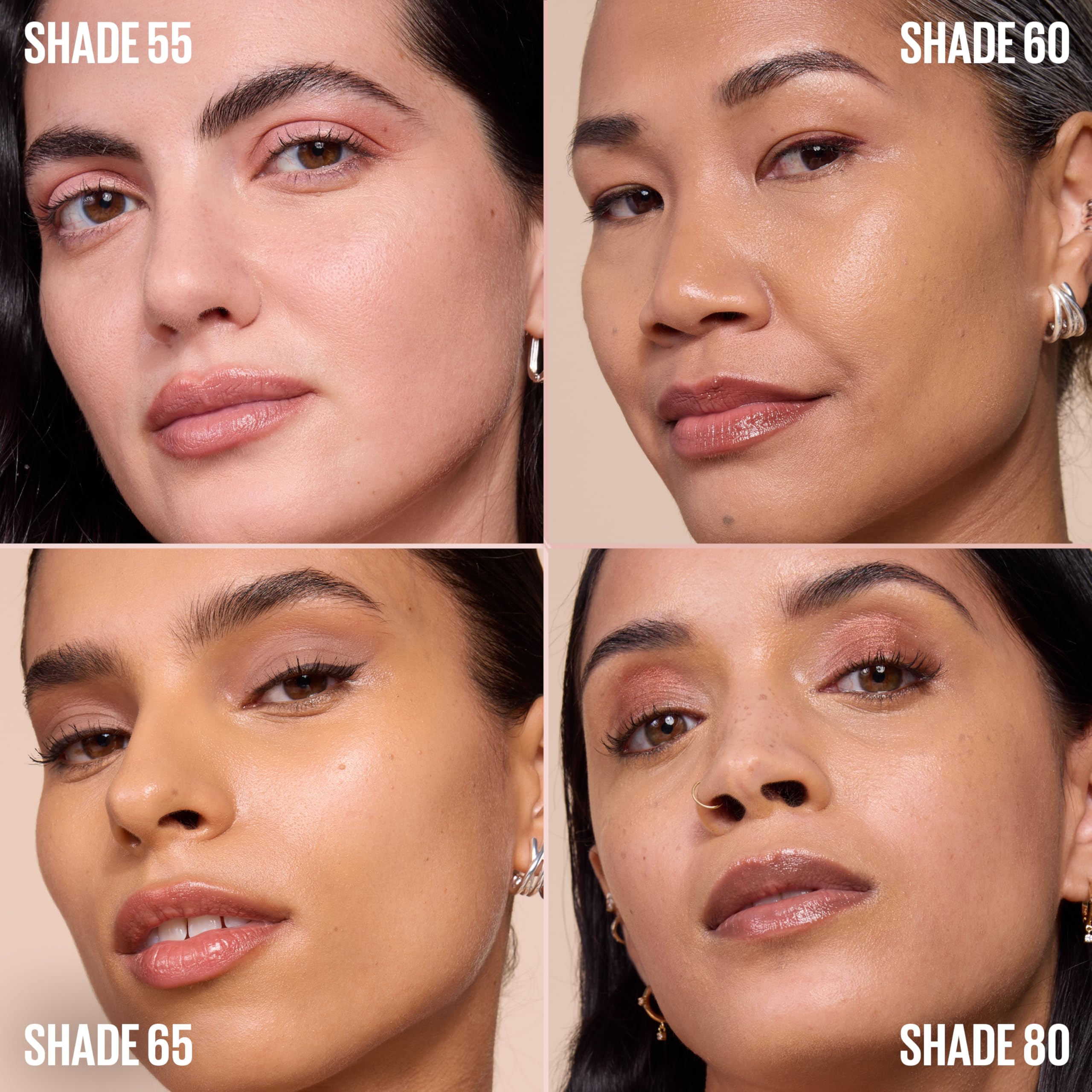 Maybelline Lifter applied under eye demonstrating concealed dark circles