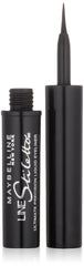 Maybelline Line Stiletto front packaging shows product and shade Blackest Black benefit precise definition