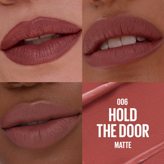 Maybelline bullet close-up highlighting sculpted shape and precision