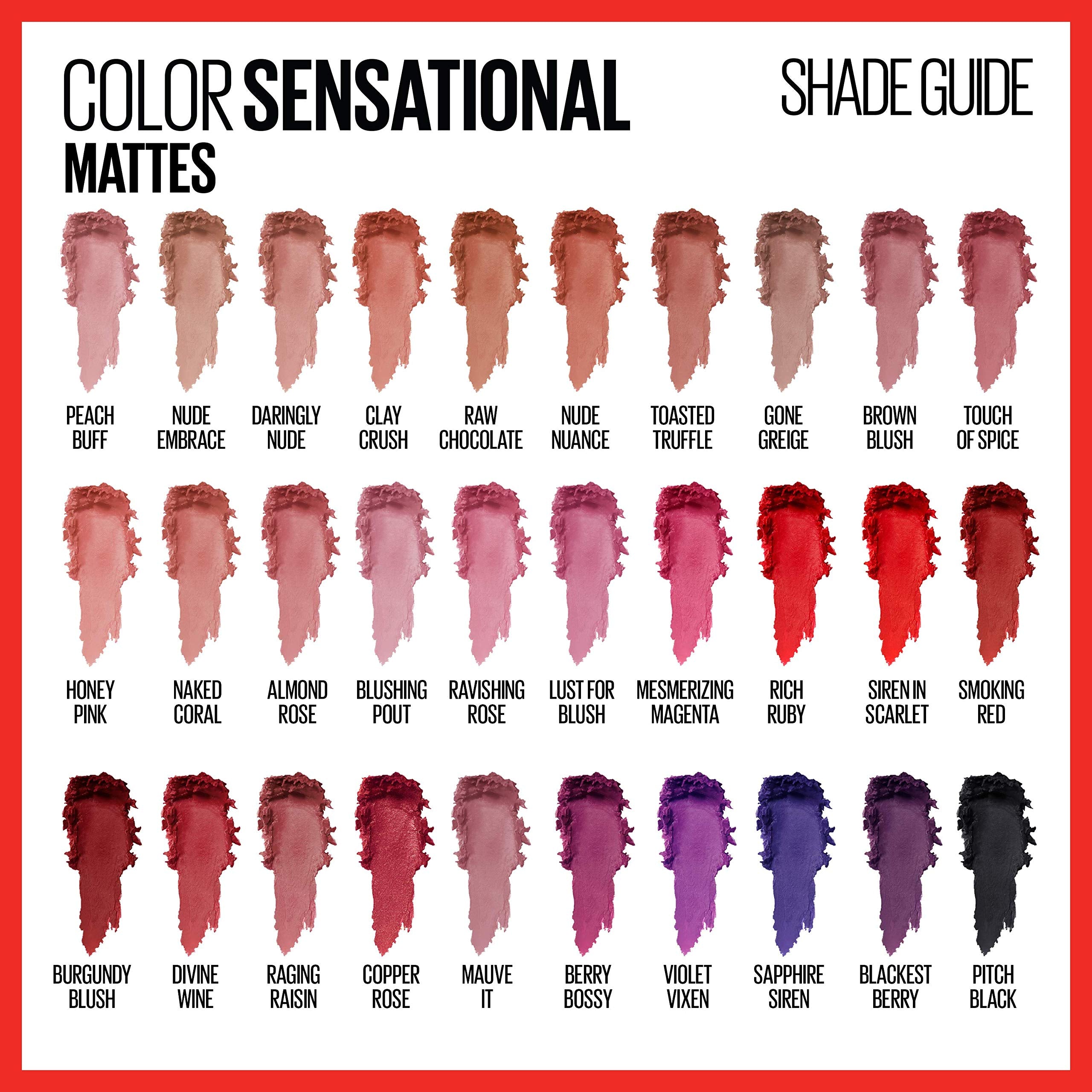 MAYBELLINE lipstick in hand showing scale and portable size for on‑the‑go touchups