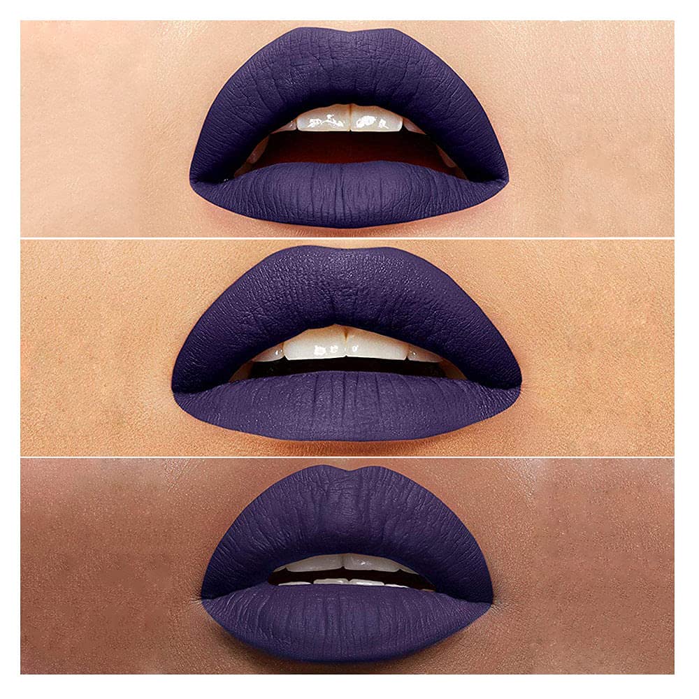 Maybelline lipstick in use on lips showing clean matte finish