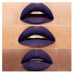 Maybelline lipstick in use on lips showing clean matte finish