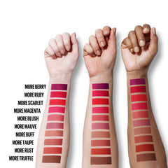 Maybelline lipstick staged with makeup essentials shows versatile everyday pairing