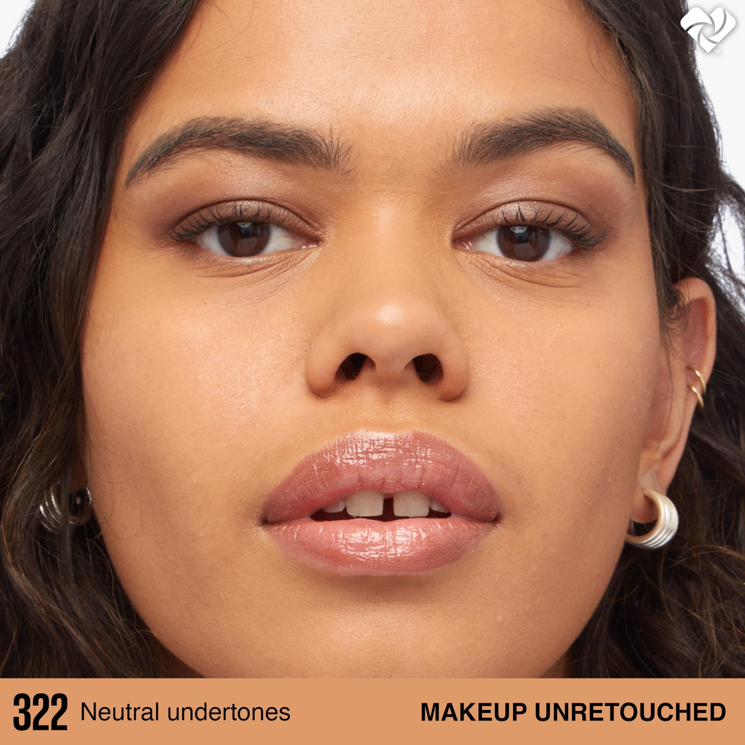 Maybelline multiple shade swatches on arm showing blendable matching