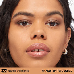 Maybelline multiple shade swatches on arm showing blendable matching