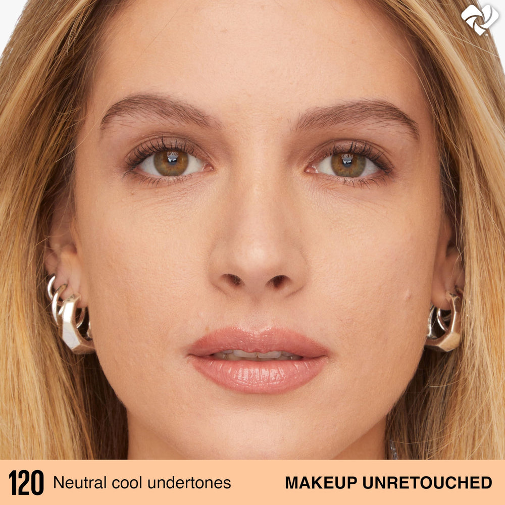MAYBELLINE texture swatch on skin showing lightweight blendability and finish