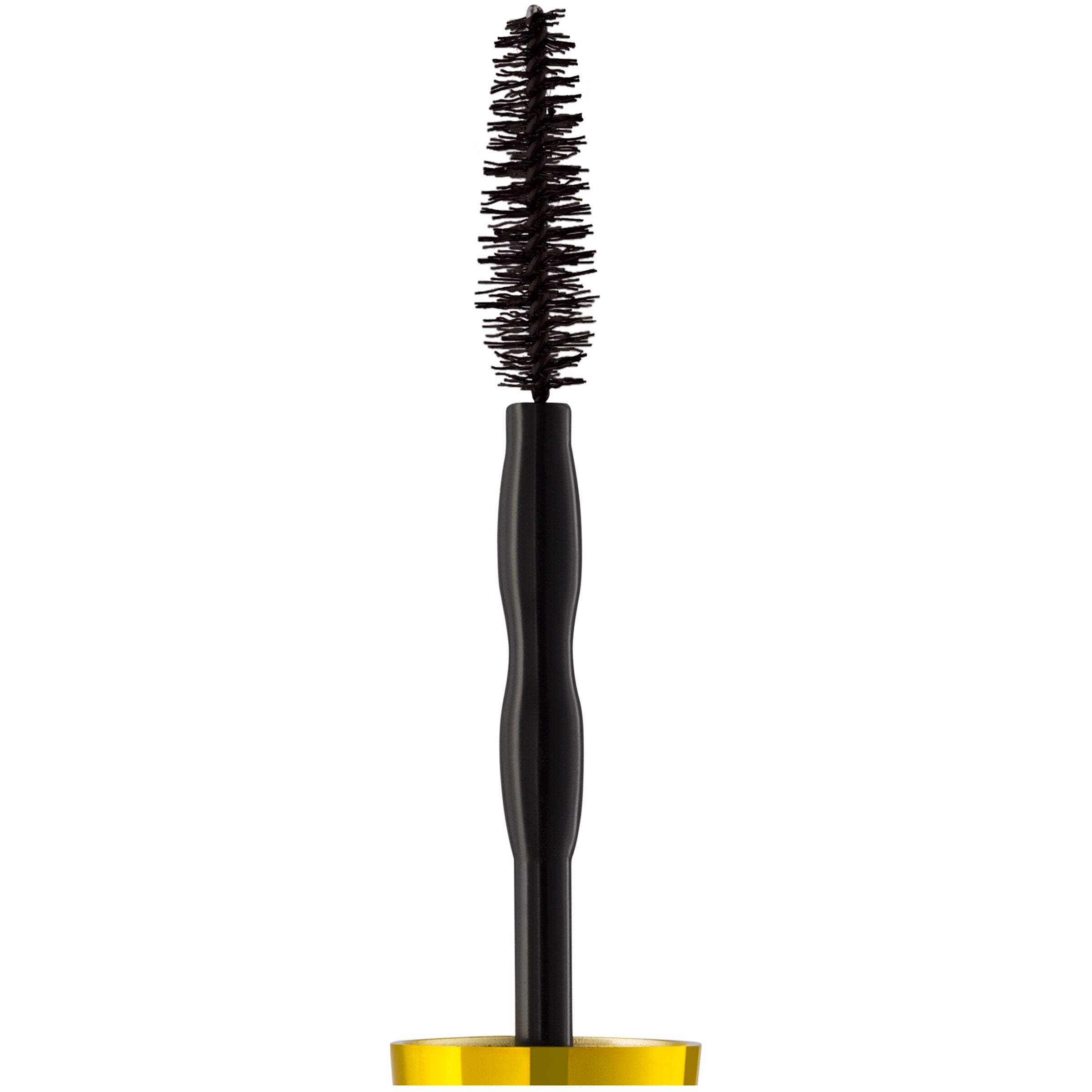 Maybelline mascara applied to lashes demonstrating bold root-to-tip volume