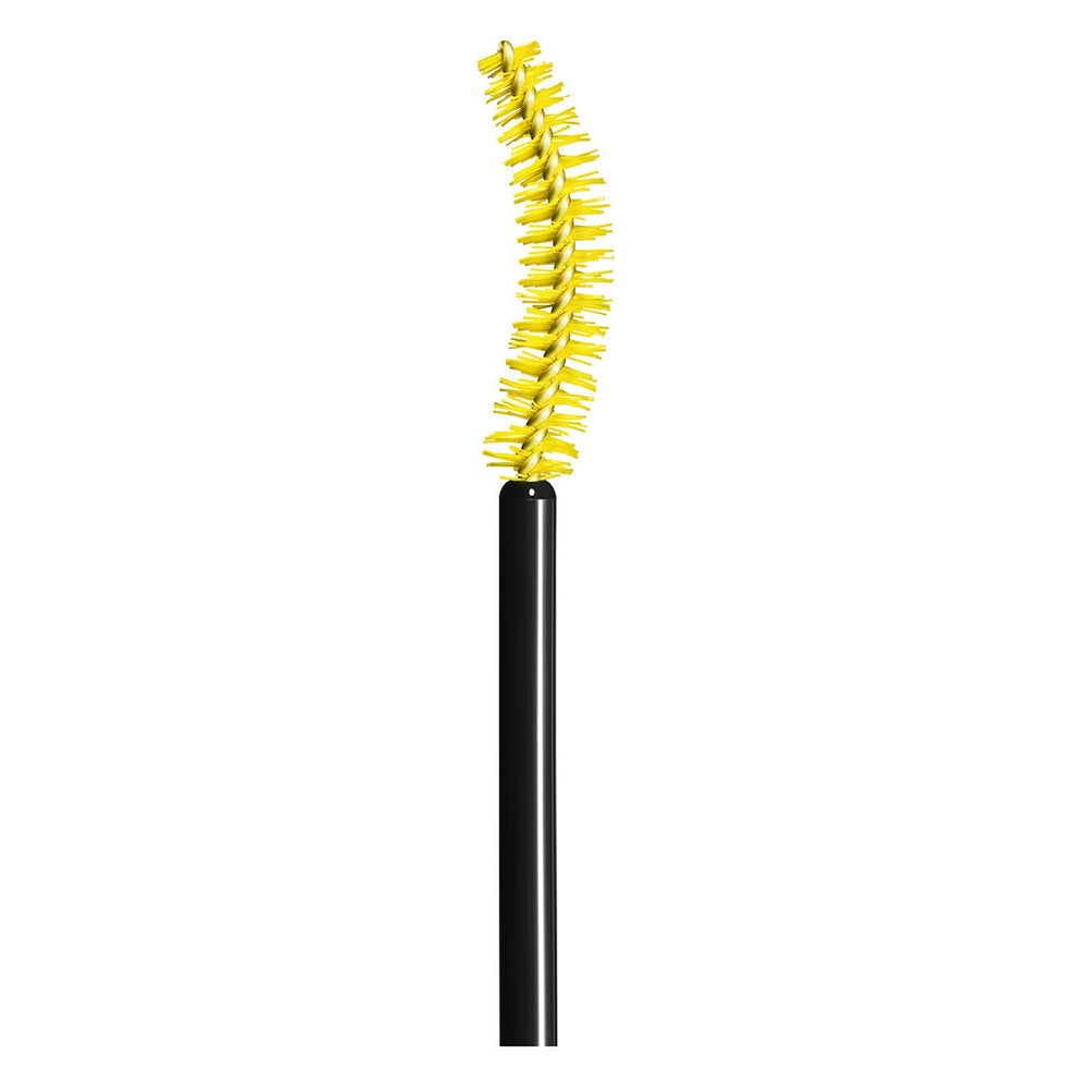 Maybelline mascara on wand showing rich black formula for volume