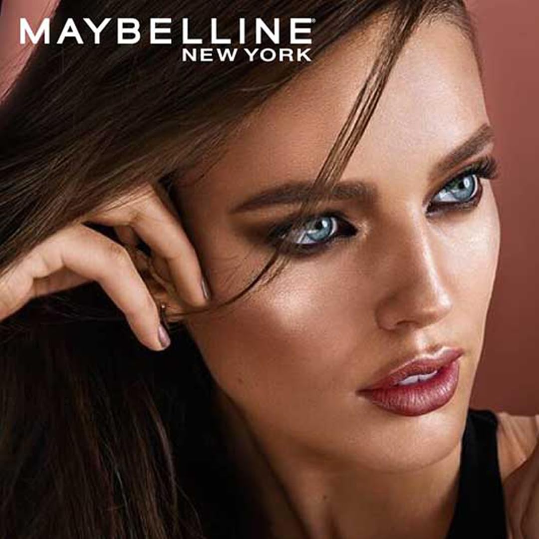 Maybelline Master Chrome compact opened in hand demonstrating portable convenience