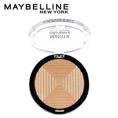 Maybelline Master Chrome powder texture close-up revealing fine reflective pigments