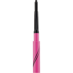 MAYBELLINE eyeliner beside makeup bag illustrating travel-ready convenience and portability