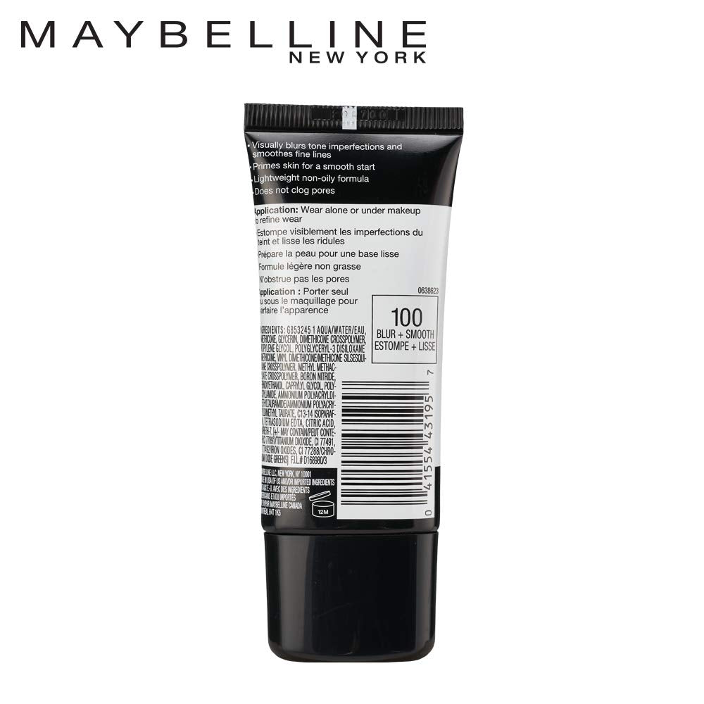 MAYBELLINE application in hand demonstrating quick absorption and non-greasy feel